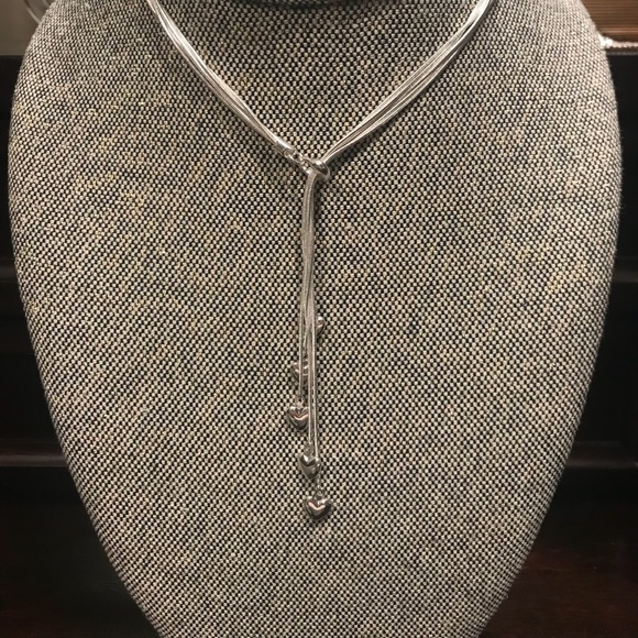 925 Sterling Svr ❤️ Tassel Necklace - Picture 2 of 2